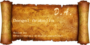 Dengel Arabella névjegykártya